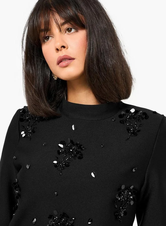 Iconic  Iconic Top with Embellishment for Women | Best Price UAE