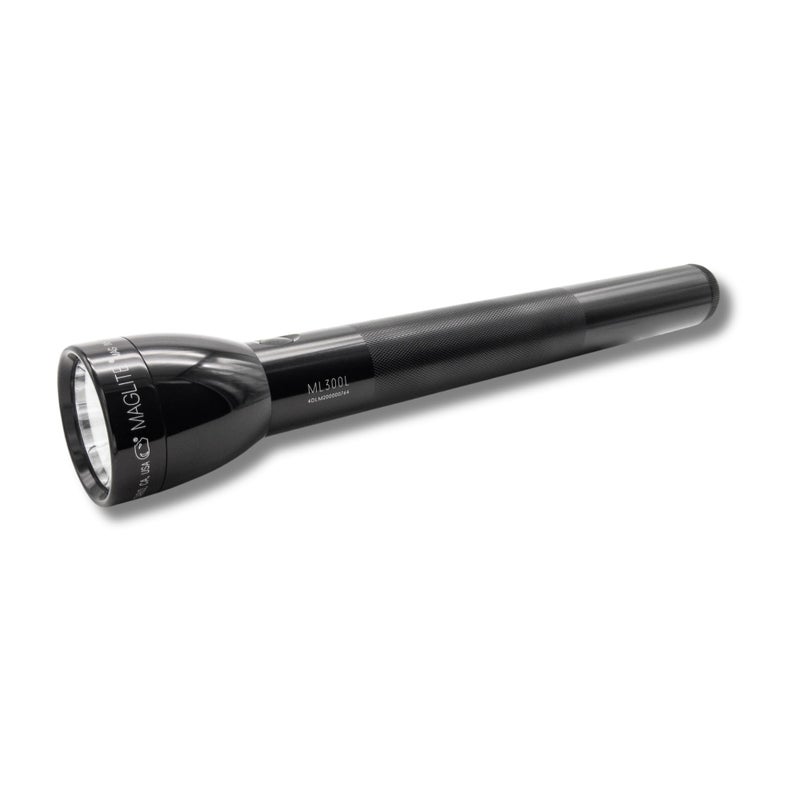 MagLite ML300L 4D LED Flashlight â€“ 1002 Lumens, Long Runtime, Adjustable Beam, Water-Resistant, Aluminum Body â€“ Black - Image 1