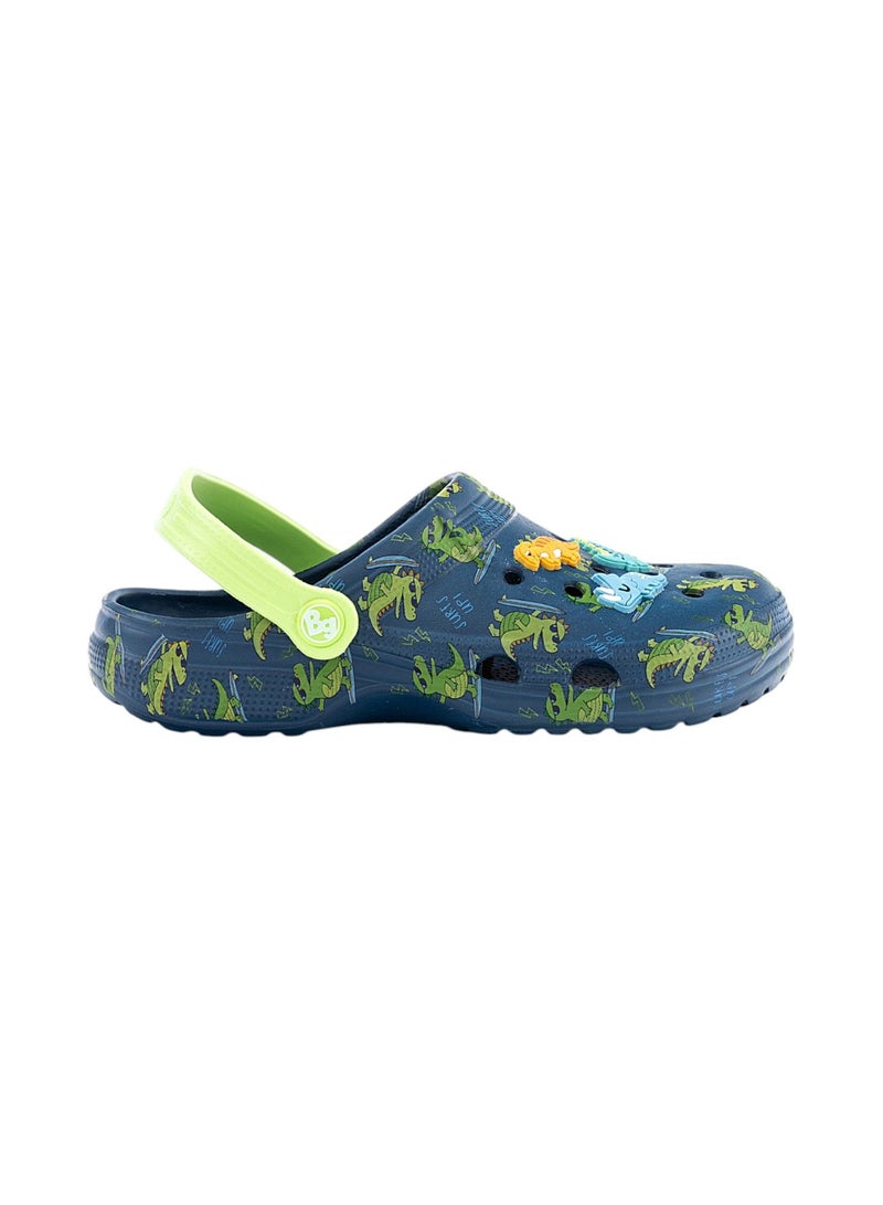 Bata Dinosaur Details Slingback Clogs - Image 1