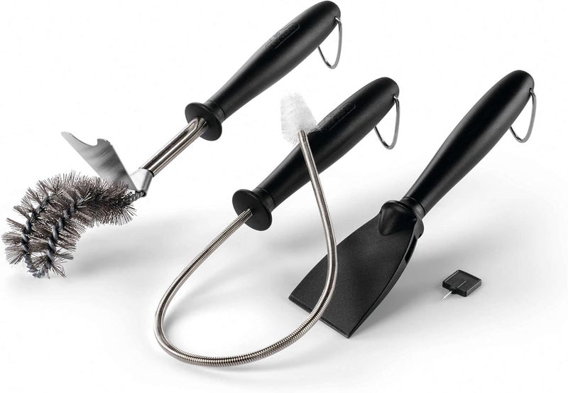 NAPOLEON BBQ Grill Accessory, Gas Grill Cleaning Toolset, Includes Cleaning Brush and Fire Box Scraper, Grid Scraper, Port Cleaner - Image 1