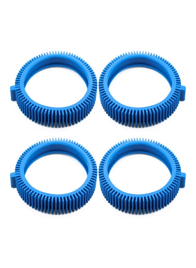 Funmit 896584000-143 Blue Front Tire Kit with Super Hump, Replacement for Haywood Poolvergnuegen Select Pool Cleaners (Pack of 4) - Image 1
