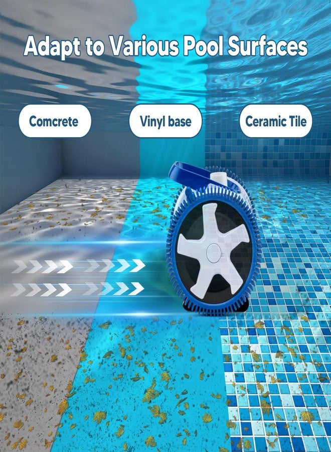 Funmit 896584000-143 Blue Front Tire Kit with Super Hump, Replacement for Haywood Poolvergnuegen Select Pool Cleaners (Pack of 4) - Image 4