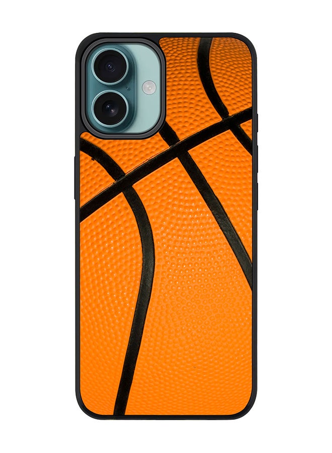 Stylizedd For iPhone 16 Plus Case [Compatible with MagSafe] Slim Magnetic cover Phone Case iPhone 16 Plus -Basketball - Image 1