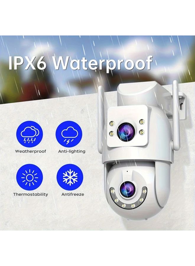 Q8N 3 Color 5G Dual Lens PTZ Outdoor Security Camera With Solar Panel Motion Tracking - Image 3