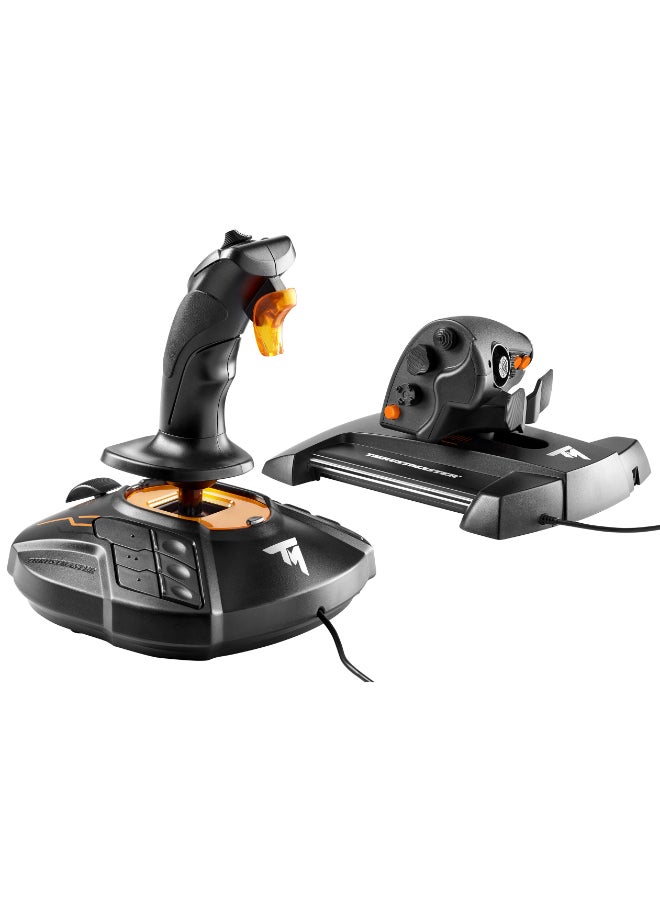 ثروستماستر Thrustmaster T16000M FCS Hotas - Flight Control System with Joystick and Throttle, Featuring H.E.A.R.T HallEffect AccuRate Technology for PC - Image 2