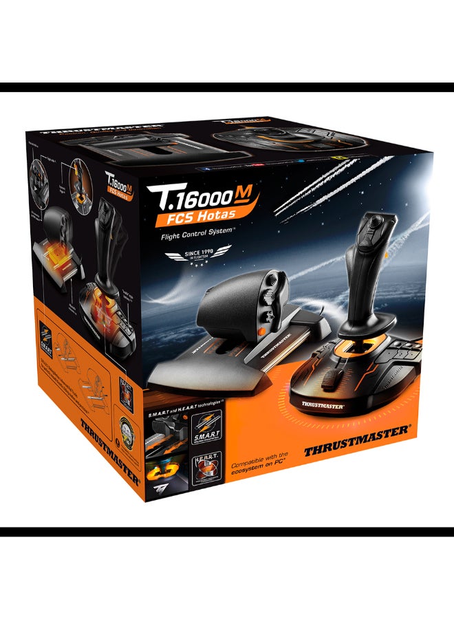 ثروستماستر Thrustmaster T16000M FCS Hotas - Flight Control System with Joystick and Throttle, Featuring H.E.A.R.T HallEffect AccuRate Technology for PC - Image 5