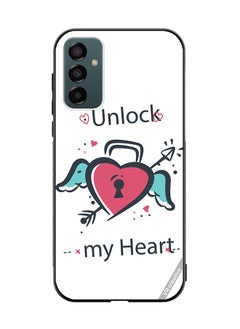 VR CREATIVE Protective Case Cover For Samsung Galaxy M23 Unlock My Heart Design Multicolour  - Image 1