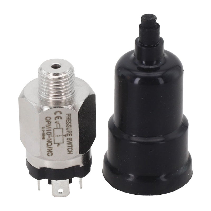 Adjustable Diaphragm Pressure Switch 1/4in PT 0.1 to 1MPa Air Water - Image 2