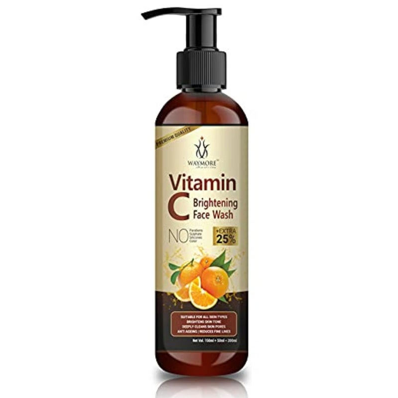 WAYMORE Vitamin C Face Wash for Oil Control Hydration Brightening Sulphate Paraben Free 400ml Pack of 2200ml each - Image 2