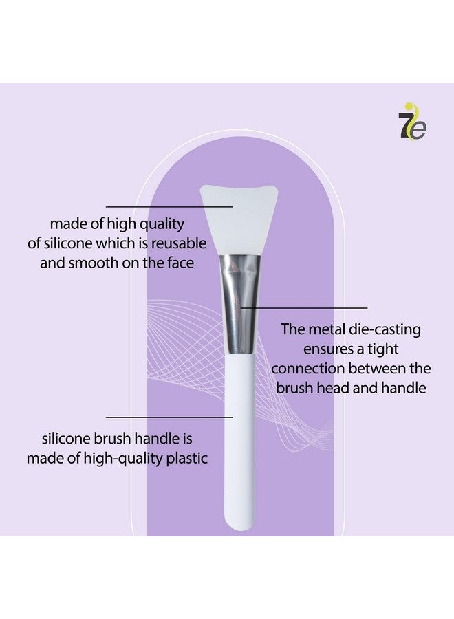 MyoLift 7eWellness Applicator Silicon Brush - Mask applicator brush for Facial Skincare, Reusable brush for the Anti Aging mask, Soft & Durable Face Mask Applicator for gels, DIY masks, easy-to-clean - Image 5