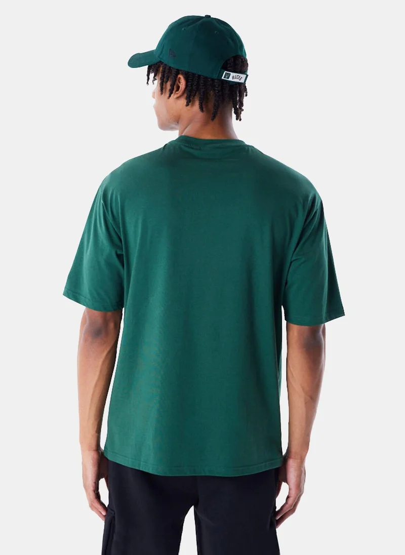 نيو ايرا Men's NBA Milwaukee Bucks Script T-Shirt