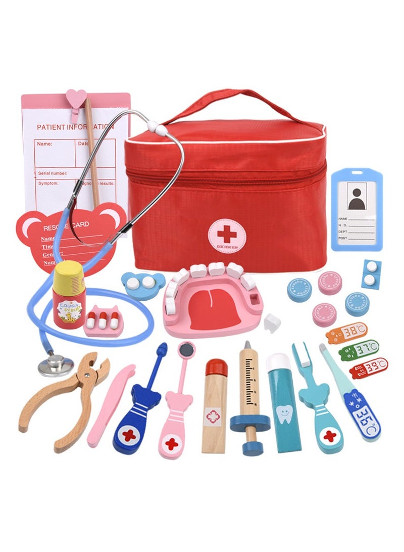 Loquat Doctor Kit for Kids Dentist Pretend Playset Kit - Image 1