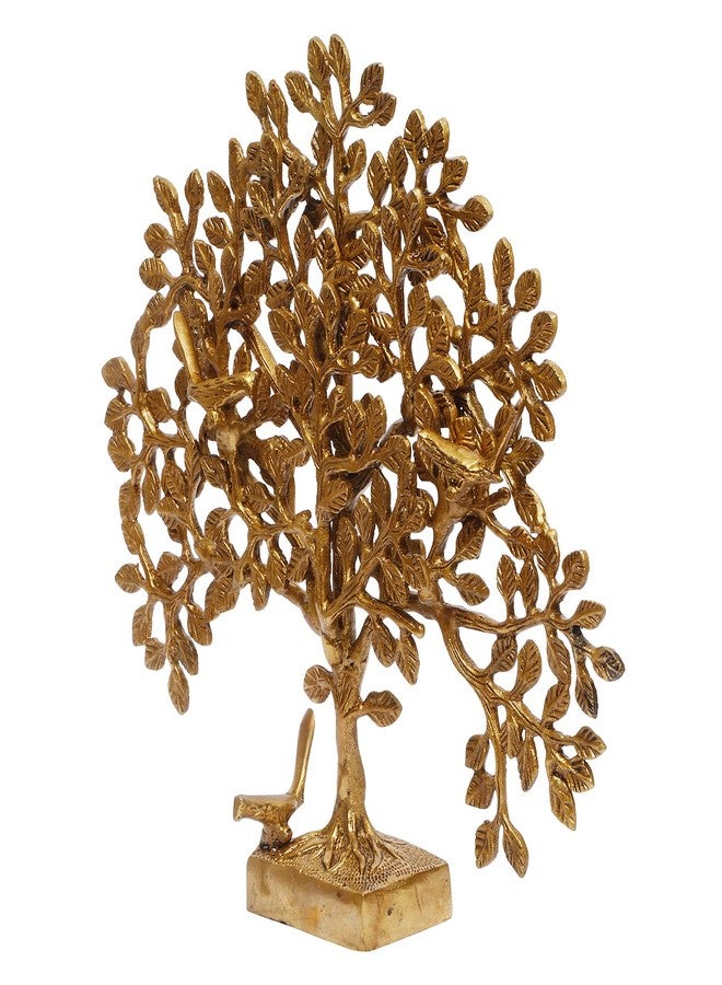 ARTVARKO Brass Tree of Life Sucess Birds Sitting on Tree's Branch Traditional Decorative Kalpavriksha Vastu Fengshui Decor Showpieces for Home Office Gift 12 Inch. - Image 4