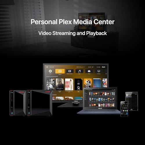 Asustor AS5402T, 2 Bay NAS, Intel Quad-Core 2.0GHz CPU, 4X M.2 NVMe SSD Slots, 2x2.5GbE Ports, 4GB DDR4 RAM, Cloud Storage for Gaming and Live Stream, Network Attached Storage(Diskless) - Image 5