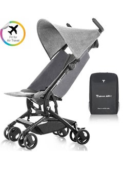 TEKNUM Teknum AIR-1 Travel Stroller w/ Carry Backpack-Grey  - Image 1
