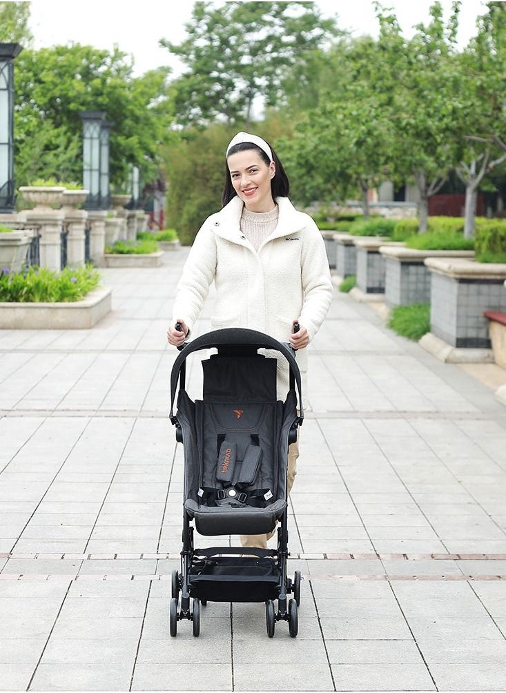 Teknum AIR-1 Travel Stroller w/ Carry Backpack-Grey