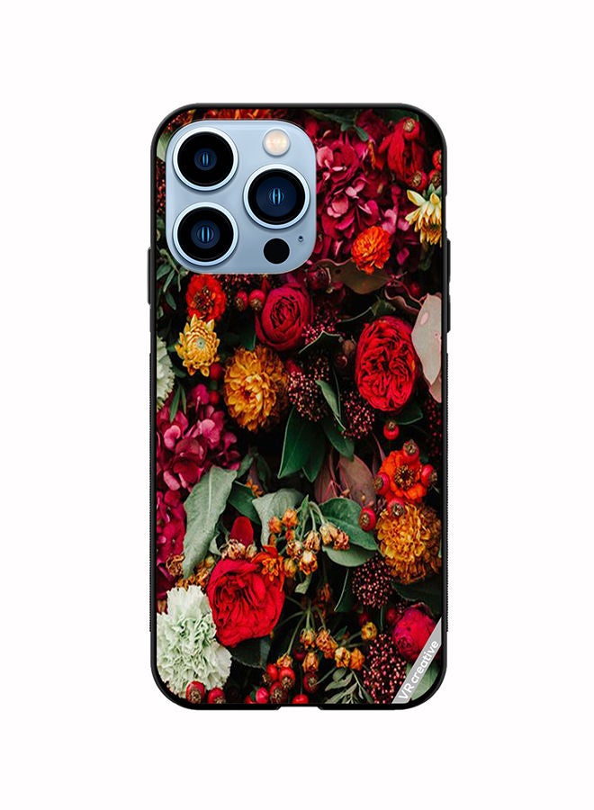 VR CREATIVE Protective Case Cover For Apple iPhone 13 Pro Max Colourful Flower Design Multicolour - Image 1
