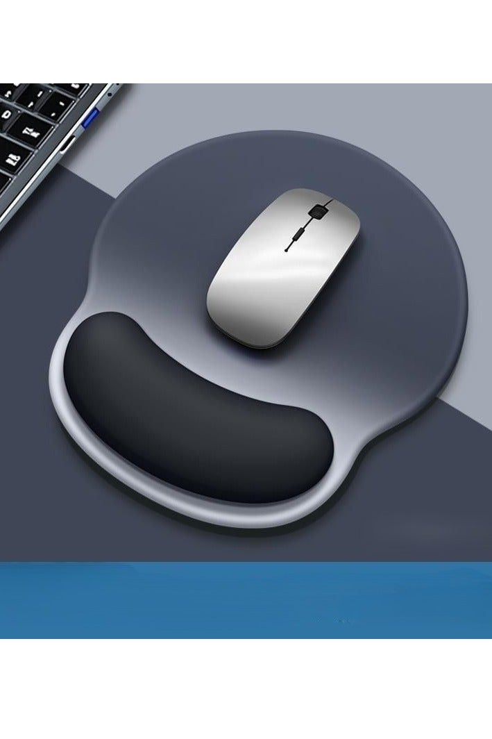 MousErgonomic Wrist Rest Mouse Pad  Soft Breathable Cushion  Gradient Black Design  for Office & Gaminge pad - Image 1