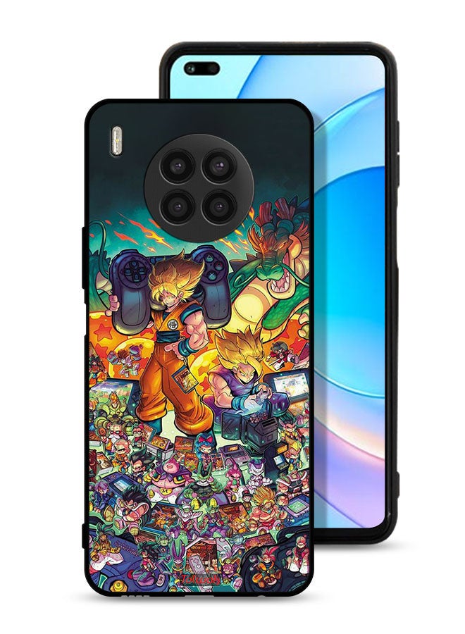 Tolwak Huawei nova 8i Protective Case Cover Gamer Art Doodles - Image 1