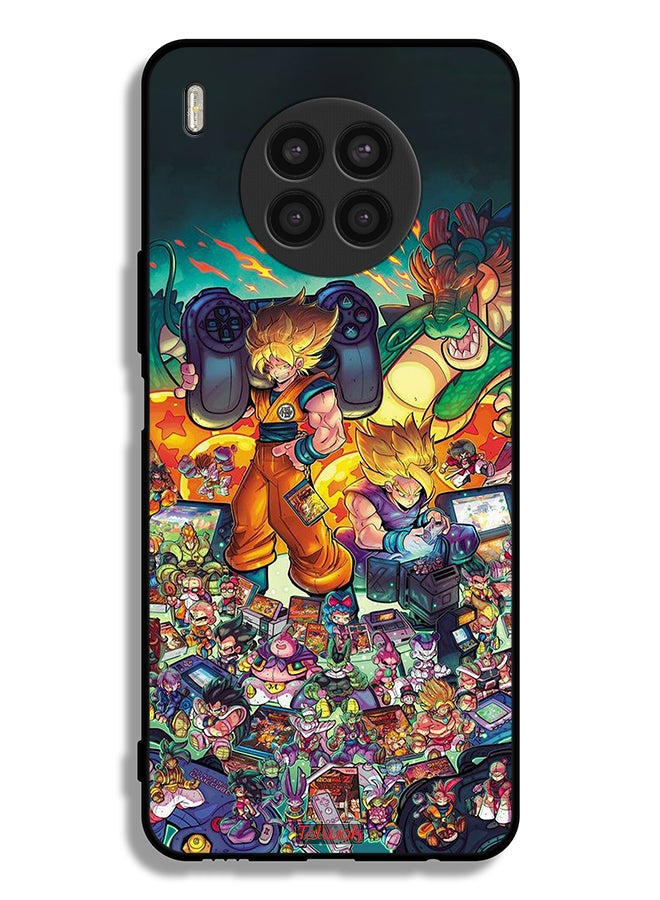 Tolwak Huawei nova 8i Protective Case Cover Gamer Art Doodles - Image 2