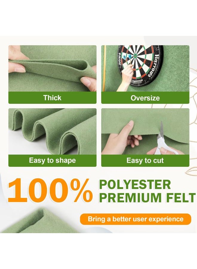 XSEINO Sage Green Large Felt Fabric 72" X 36 "(2 Square Yards), 1.4 mm Thick Soft Felt Fabric Sheet for Crafts, Green Series Colors Soft Nonwoven Fabric, Fit for Decoration, Sewing, DIY Crafts - Image 4