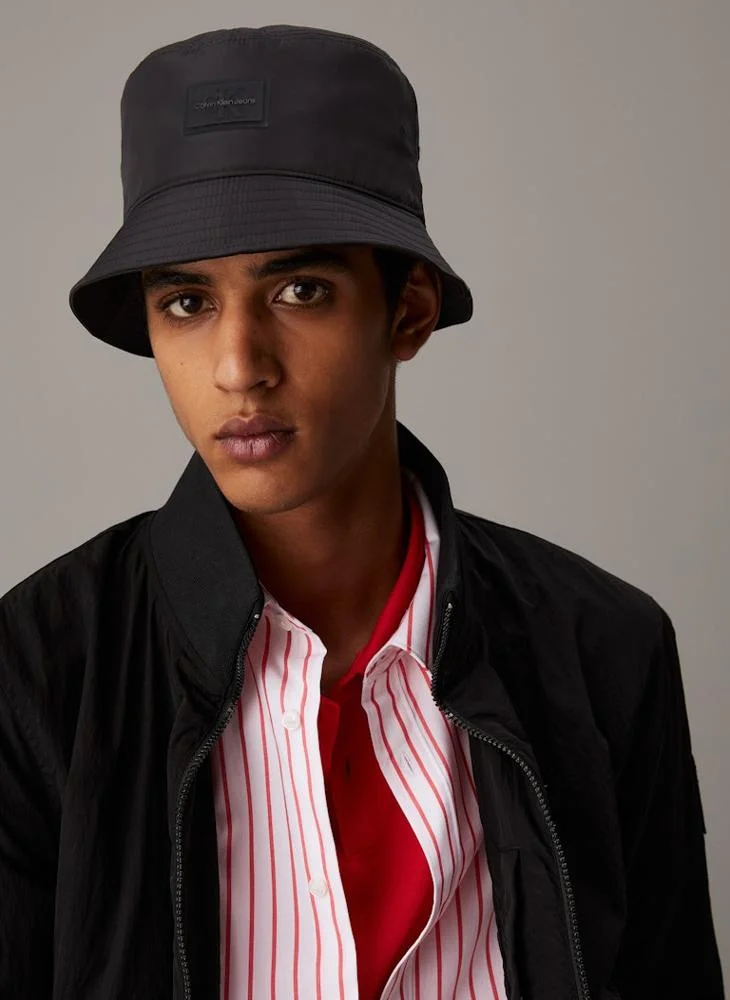 Calvin Klein Jeans Monogram Logo Embro Bucket Hat