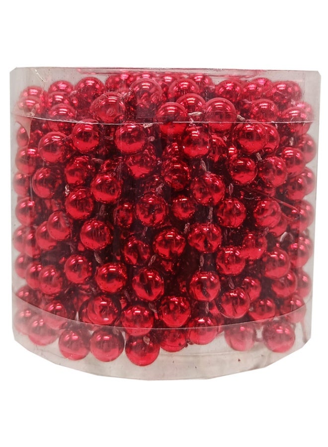 بروماس مجموعة خرز زخرفي باللون الأحمر