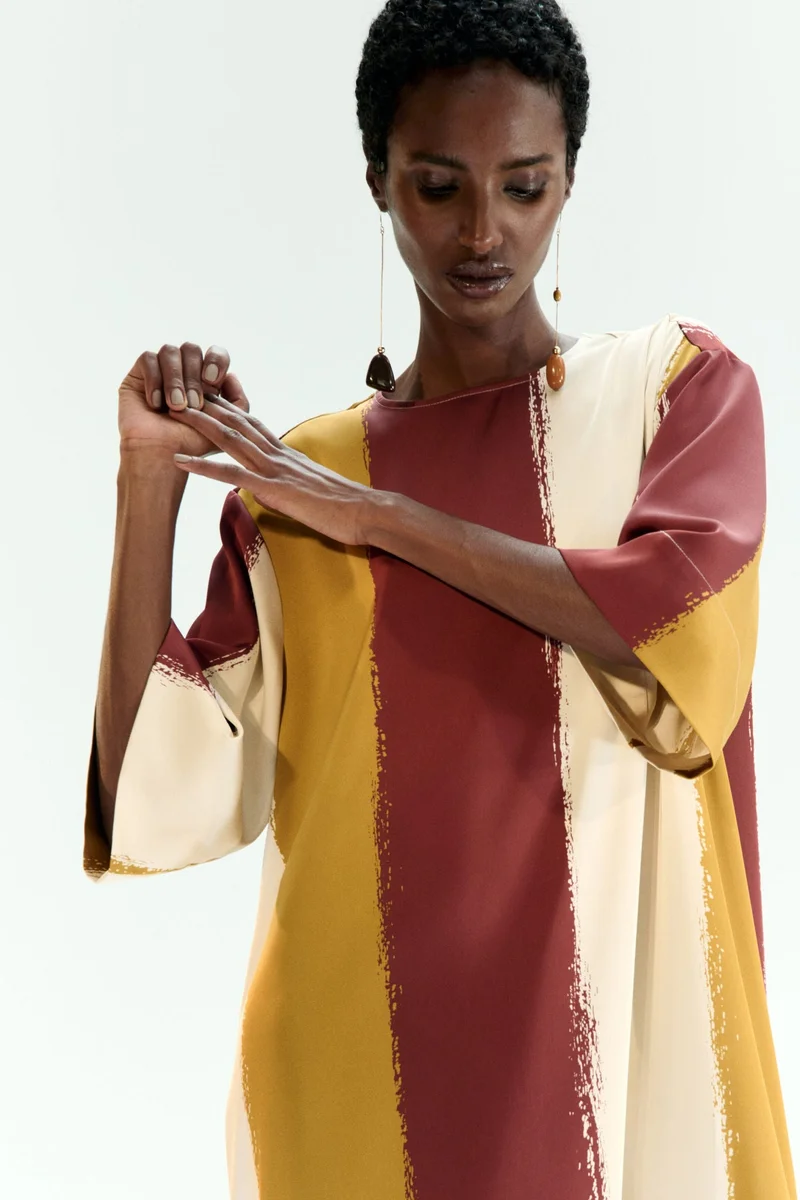 H&M Satin maxi dress