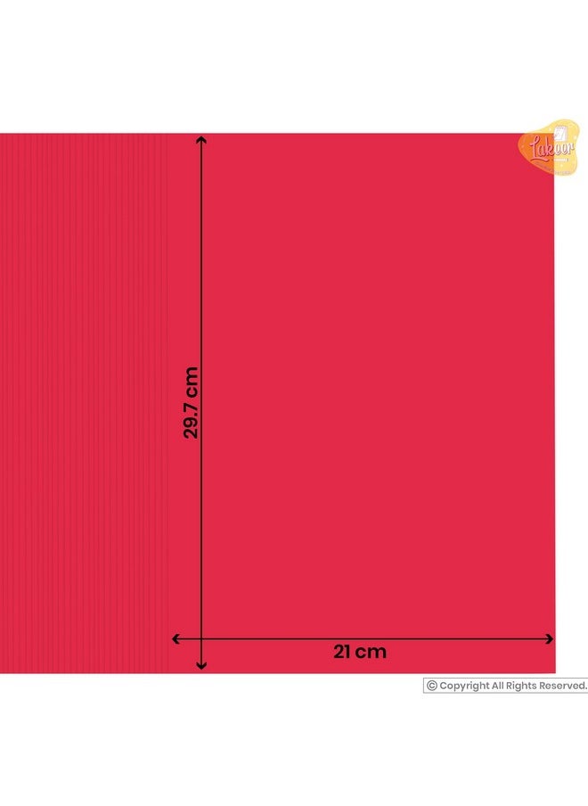 Lakeer Lakeer A4 Color Paper 20 Sheets (Red) Premium Colour 180 GSM Pack for Copy Printing, DIY Art & Craft, Projects, Decoration, Other Office Printing.  - Image 3