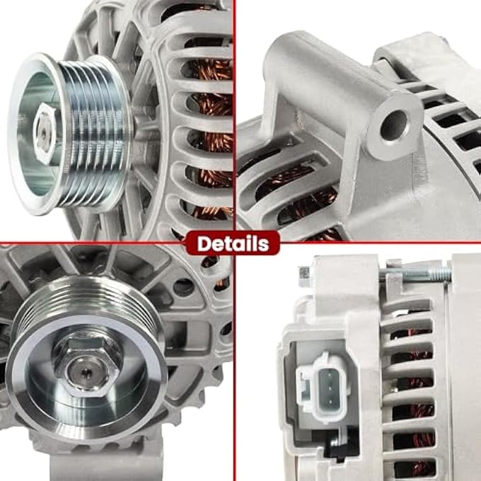 AOTPAT High Output Alternator for:-Ford Escape, for:-Mazda Tribute DX EX LX 3.0l v6 gas, 12V 110Amp, Alternador Replace # 1L8U10300CD 1L8U-10300-CD - Image 5