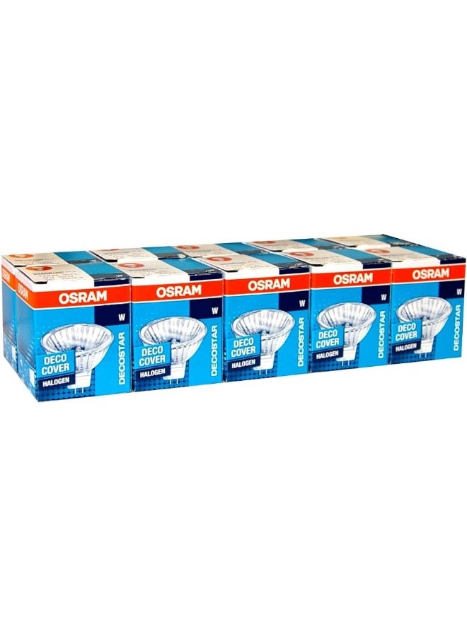 OSRAM أوسرام 10 × أوسرام هالوجين 50 واط GU5.3 12 فولت 36° 44870 WFL ديكوسار 50 واط مصباح دافئ أبيض قابل للتعتيم [فئة الطاقة ب] - Image 2