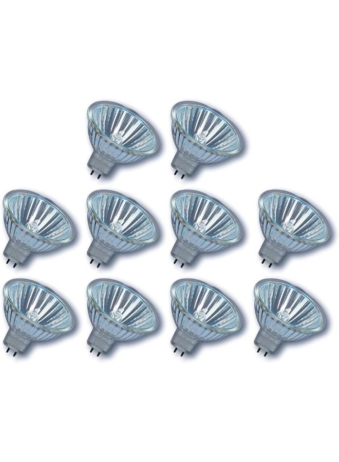 OSRAM أوسرام 10 × أوسرام هالوجين 50 واط GU5.3 12 فولت 36° 44870 WFL ديكوسار 50 واط مصباح دافئ أبيض قابل للتعتيم [فئة الطاقة ب] - Image 1