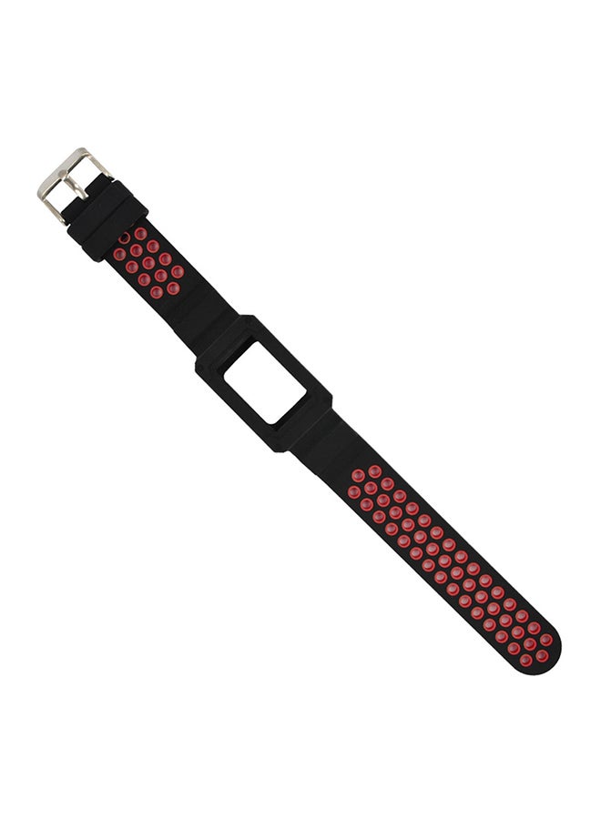 Voberry Replacement Band Strap With Protective Case Cover For Fitbit charge 3 Red - Image 3