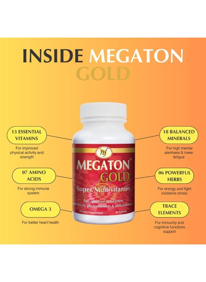Natural Fervor Megaton Gold Super Multivitamin Supplement - Image 5