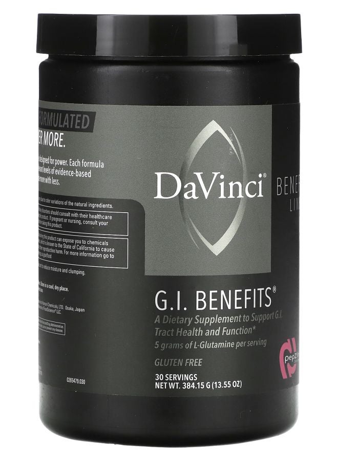 DaVinci Laboratories Benefits Line G.I. Benefits 13.55 oz (384.15 g) - Image 2