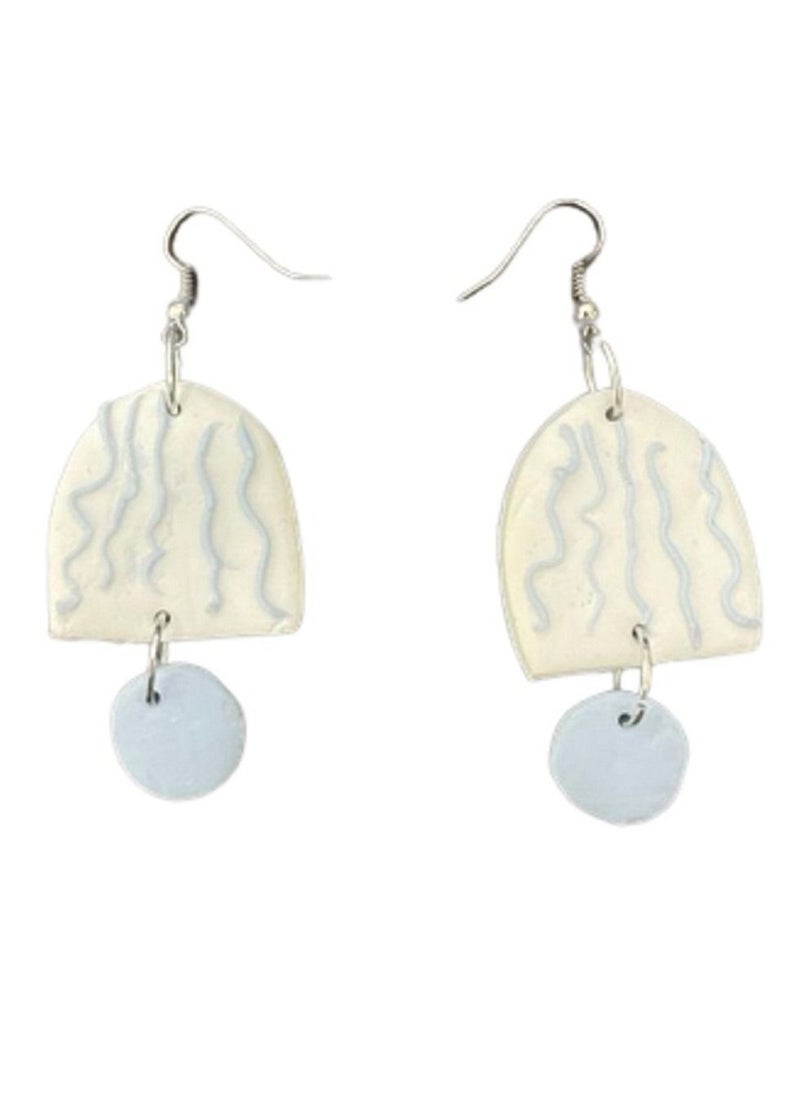 Generic Hand Made Lightweight Earrings For Women of Polymer clay  - Image 1