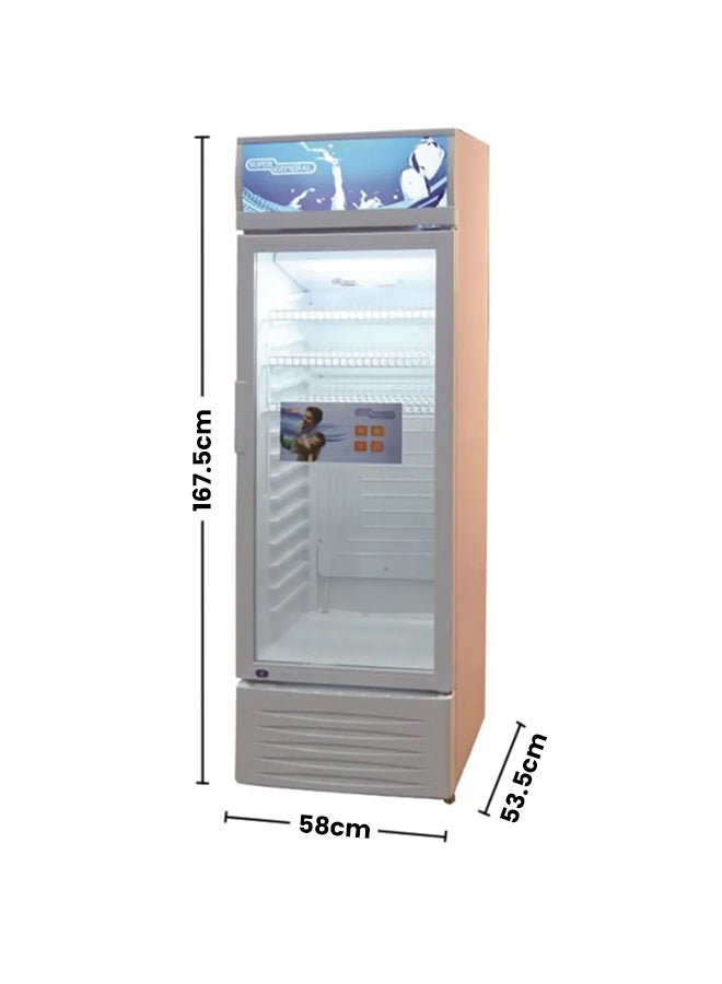 SUPER GENERAL 248L Single Door Chiller 248 L SGSC298 White - Image 2