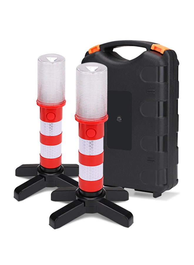 Multifunctional LED Work Light With Magnet Outdoor Emergency Warning Light Vehicle Lighting Maintenance Flashlight-Color:Blue - Image 1