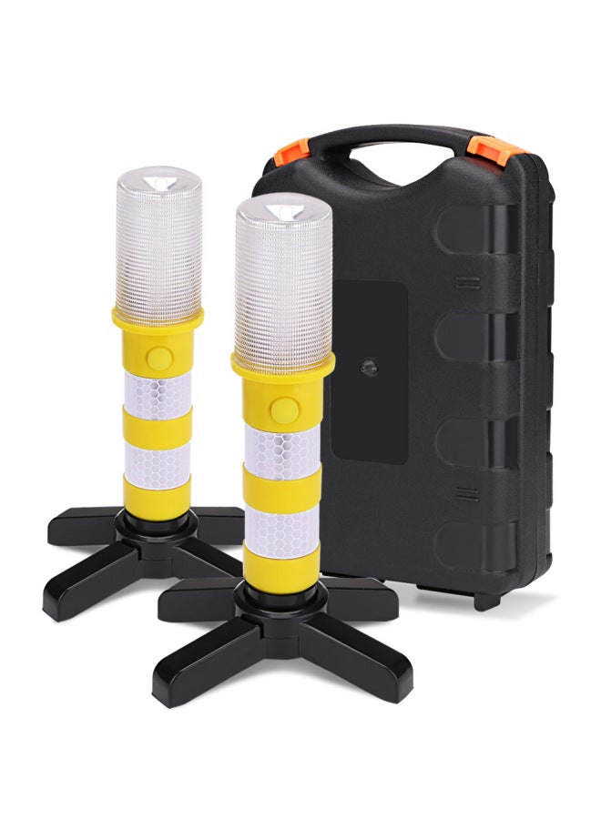 Multifunctional LED Work Light With Magnet Outdoor Emergency Warning Light Vehicle Lighting Maintenance Flashlight-Color:Blue - Image 3