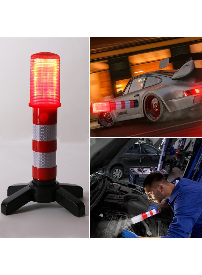 Multifunctional LED Work Light With Magnet Outdoor Emergency Warning Light Vehicle Lighting Maintenance Flashlight-Color:Blue - Image 4