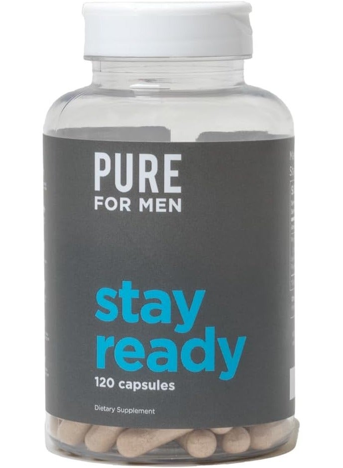PURE FOR MEN Stay Ready 120 Capsules  - Image 1