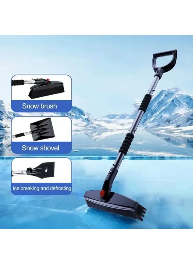 1PC Silver Black 3 In 1 Snow Blower Shovel Sprinkler Manual Snow Removal Tool - Image 4