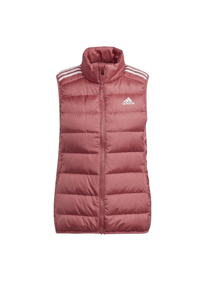 Adidas Adidas W Ess Down Ves Red Outdoor Jackets For Women Xs