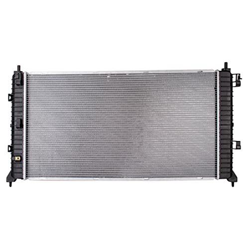 TRQ Radiator Assembly Aluminum Core Compatible with 19-24 Chevrolet Silverado 1500 19-23 GMC Sierra 1500 GM3010612 - Image 2
