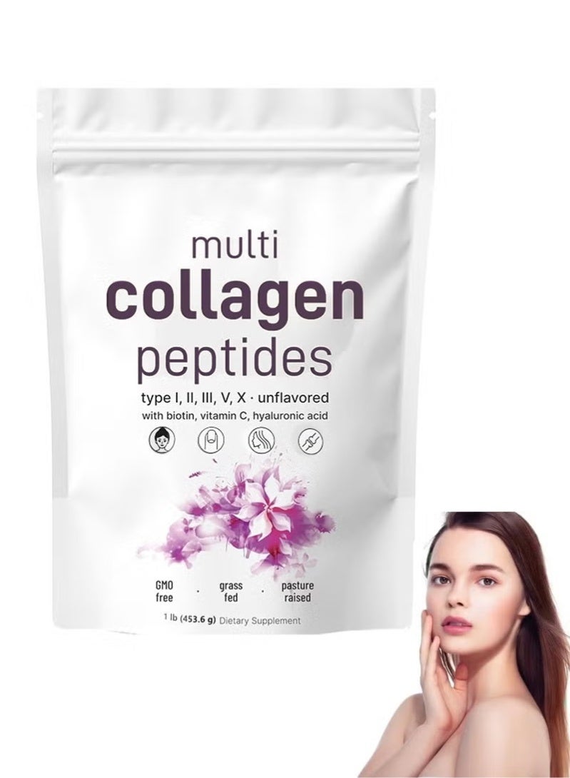 Collagen Multi Collagen Peptides, Unflavored (1 Lb)