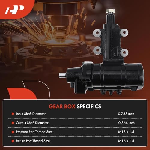 A-Premium - Power Steering Gearbox Gear Box Compatible with Jeep Grand Cherokee 1999 2000 2001 2002 2003 2004, 4.0L 4.7L, Replace# 52088272AI - Image 3