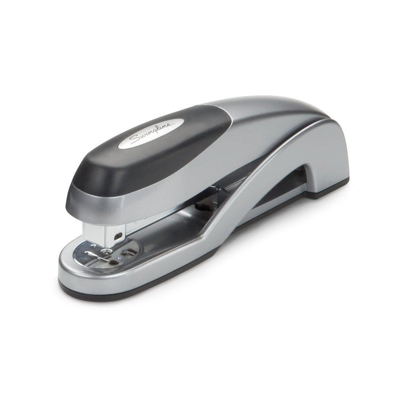 Swingline Stapler Optima Full Size Desktop Stapler 25 Sheet Capacity Jam Free Desk Silver 87801