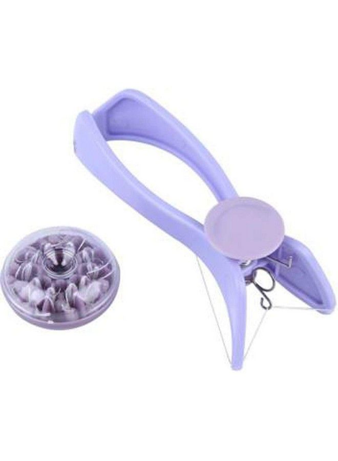 Slique نظام إزالة شعر الحواجب والوجه والجسم بالخيوط (بنفسجي) - Image 1