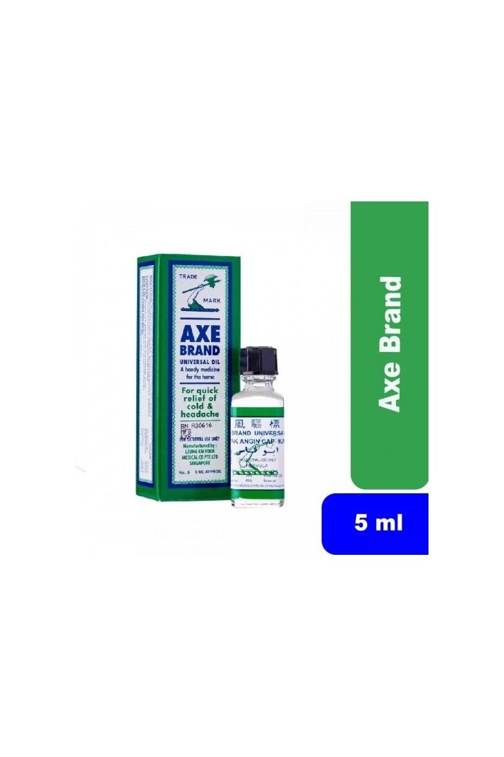 Axe Pack of 6 Quick Pain Relief Oil Of Cold And Headache 5ml - Image 2