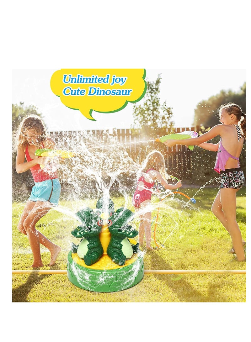 Dinosaur Water Spray Toy, Outdoor Sprinkler for Kids and Toddlers, Summer Outside Toys Backyard Games, Attaches to Garden Hose Splashing Fun Boys Girls Gift, 1 Pcs  - Image 4